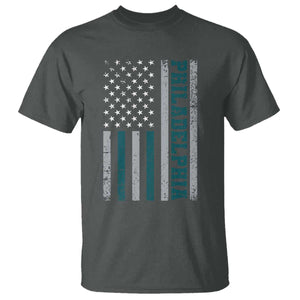 PFE Game Day T Shirt Retro American Flag Philly Lover TS10 Dark Heather Print Your Wear