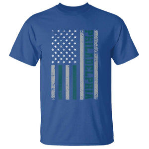 PFE Game Day T Shirt Retro American Flag Philly Lover TS10 Royal Blue Print Your Wear