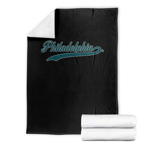 PFE Game Day Throw Blanket Vintage Sports Name TS10 Black Print Your Wear