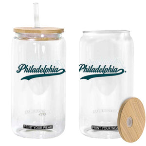 PFE Game Day Glass Can Vintage Sports Name TS10 Print Your Wear