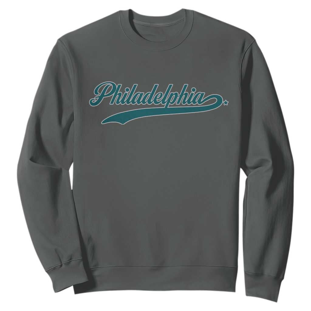 PFE Game Day Sweatshirt Vintage Sports Name TS10 Dark Heather Print Your Wear