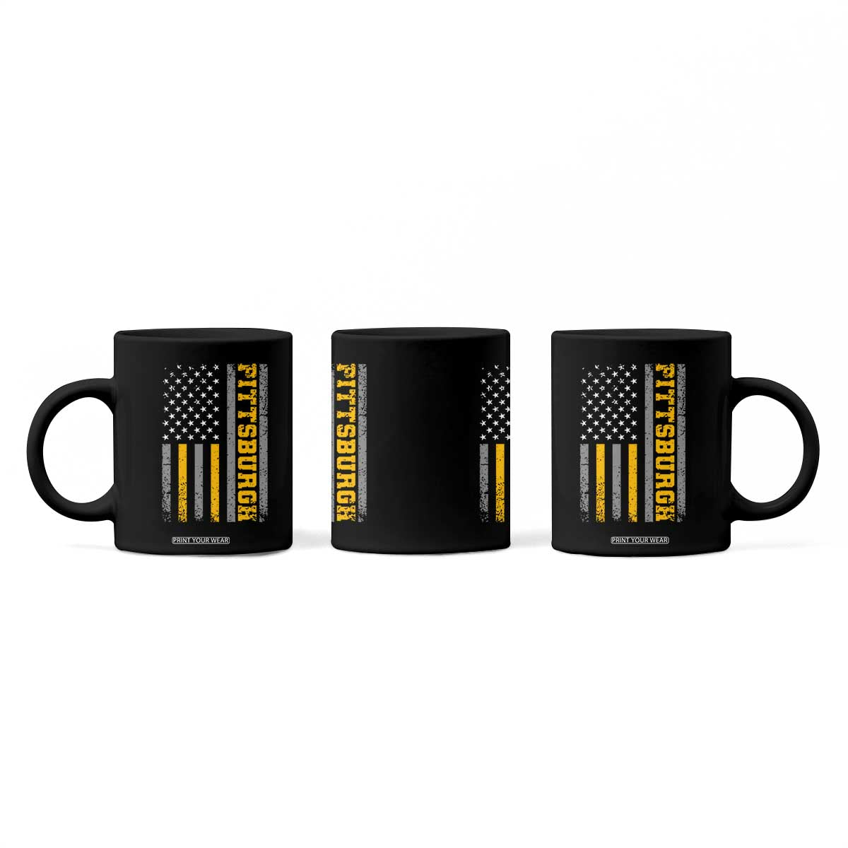 PFS Game Day Coffee Mug Retro Vintage USA Flag Patriotic American TS10 Print Your Wear