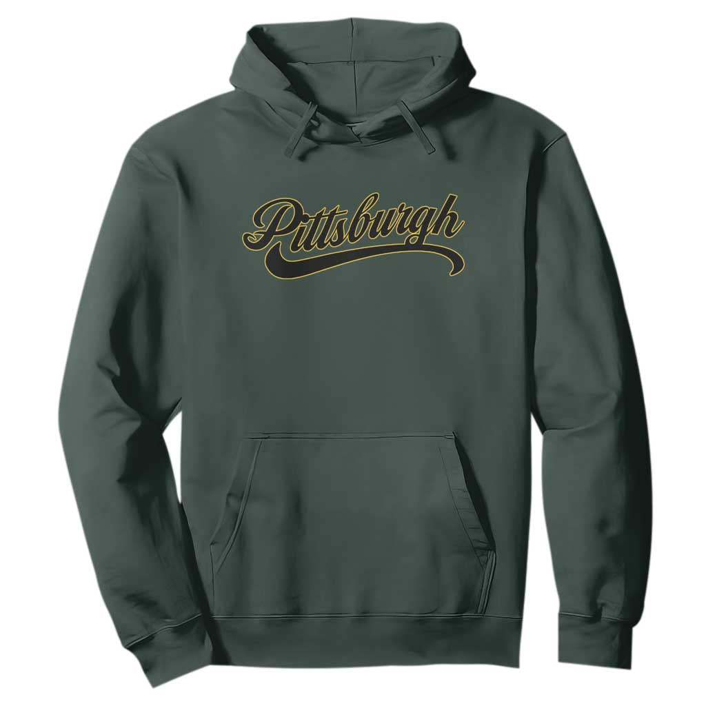 PFS Game Day Hoodie Classic Retro Vintage Pennsylvania PA TS10 Dark Forest Green Print Your Wear