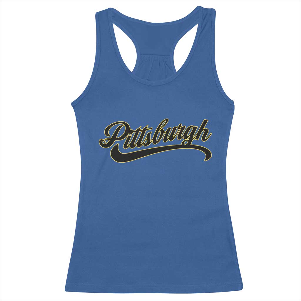 PFS Game Day Racerback Tank Top Classic Retro Vintage Pennsylvania PA TS10 Royal Blue Print Your Wear