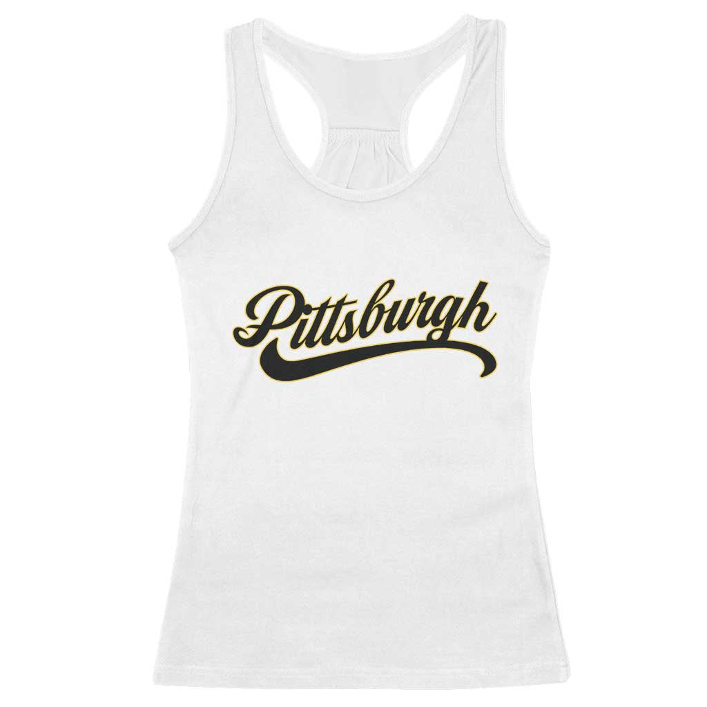 PFS Game Day Racerback Tank Top Classic Retro Vintage Pennsylvania PA TS10 White Print Your Wear