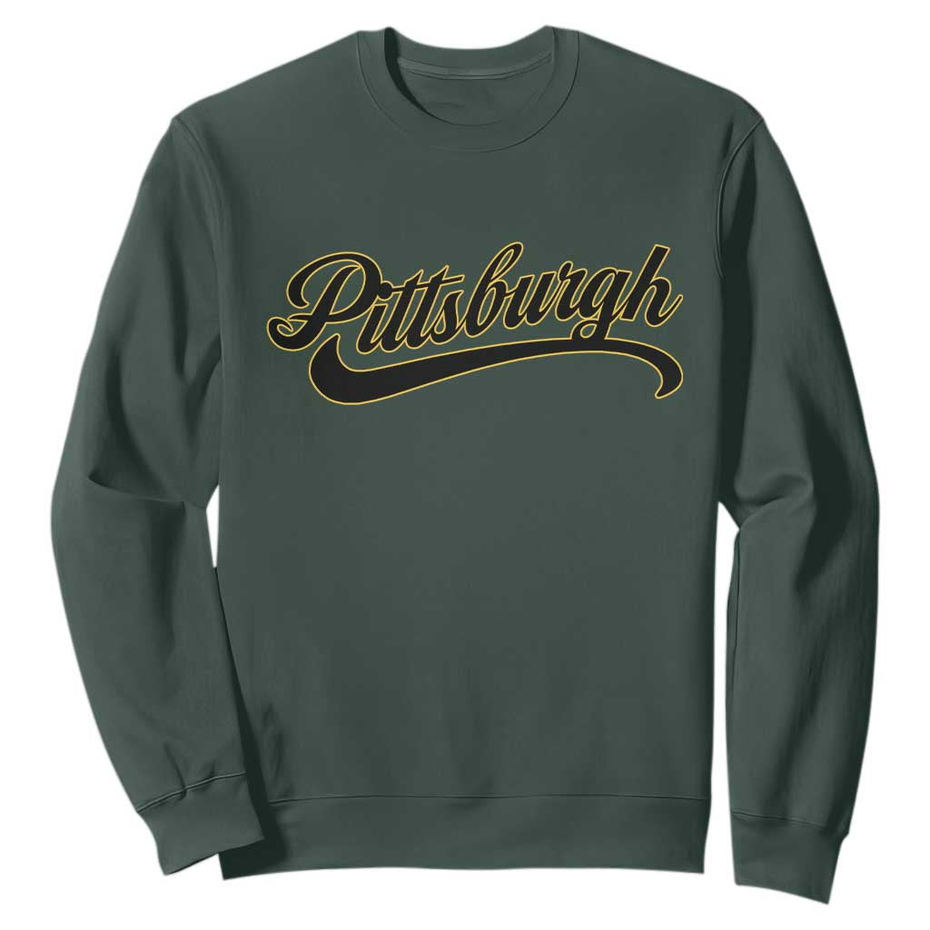 PFS Game Day Sweatshirt Classic Retro Vintage Pennsylvania PA TS10 Dark Forest Green Print Your Wear