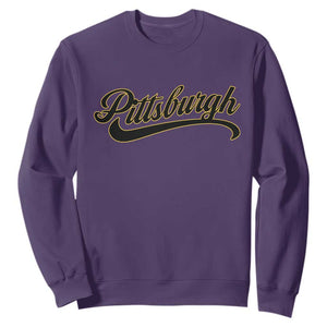 PFS Game Day Sweatshirt Classic Retro Vintage Pennsylvania PA TS10 Purple Print Your Wear