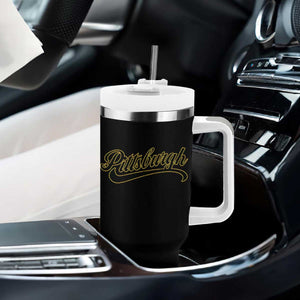 PFS Game Day Tumbler With Handle Classic Retro Vintage Pennsylvania PA TS10 Print Your Wear