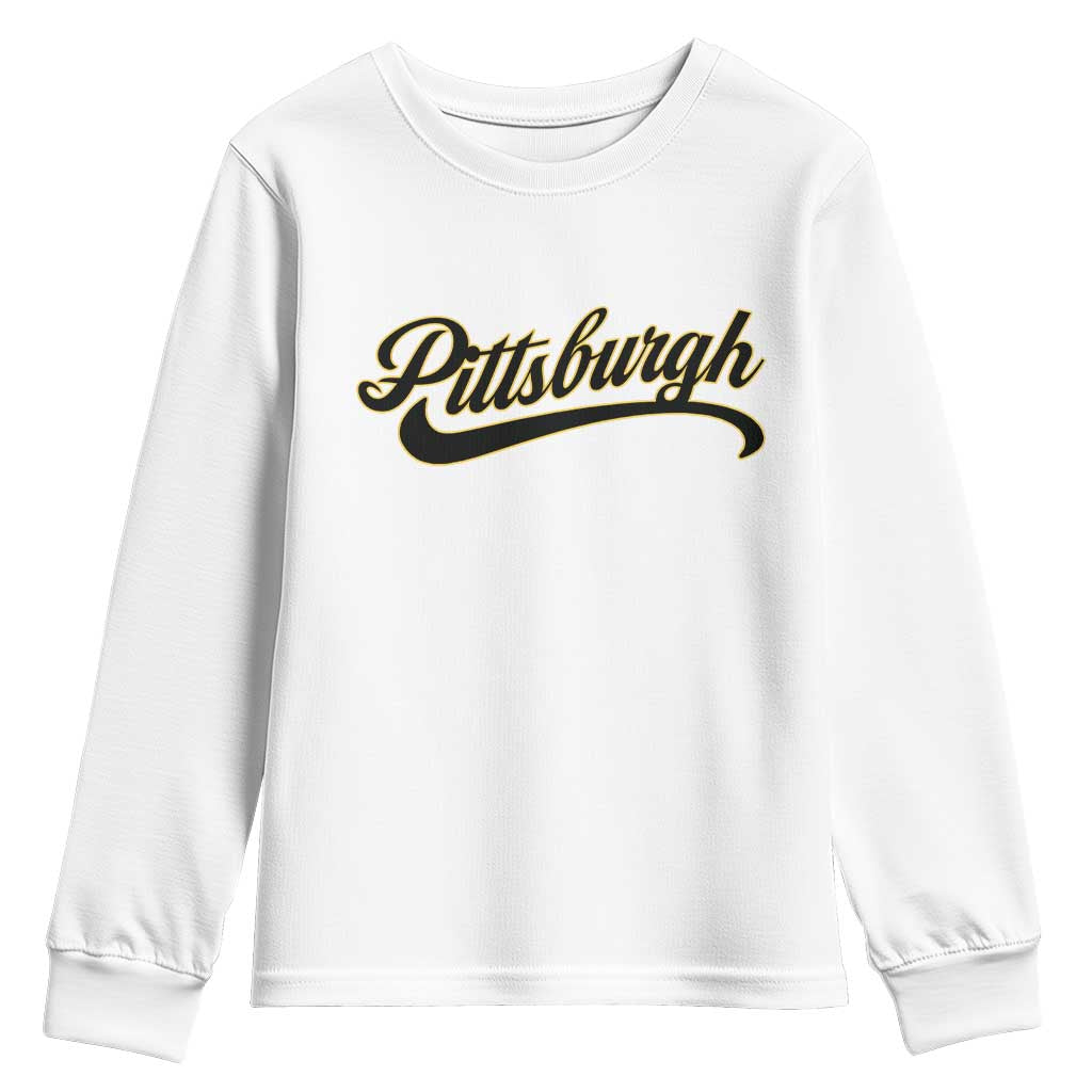 PFS Game Day Youth Sweatshirt Classic Retro Vintage Pennsylvania PA TS10 White Print Your Wear