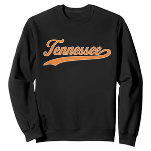 Vintage Tennessee Sweatshirt Classic TN Orange Print Retro Vintage TS10 Black Print Your Wear