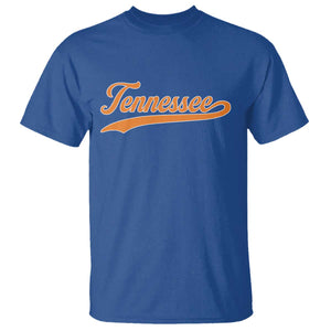 Vintage Tennessee T Shirt Classic TN Orange Print Retro Vintage TS10 Royal Blue Print Your Wear