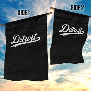 Retro Script DFL Garden Flag Vintage Sports Team Name LF TS10 Print Your Wear