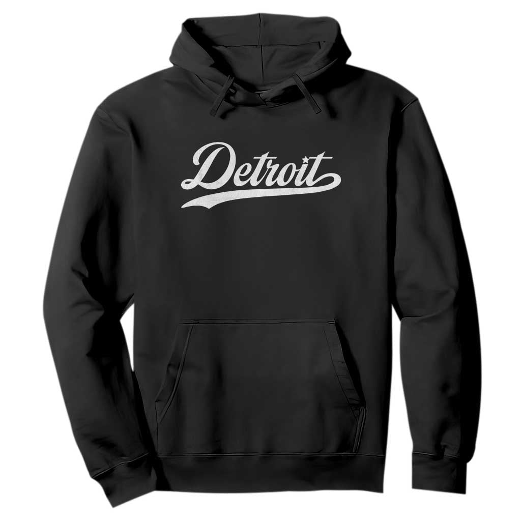 Retro Script DFL Hoodie Vintage Sports Team Name LF TS10 Black Print Your Wear