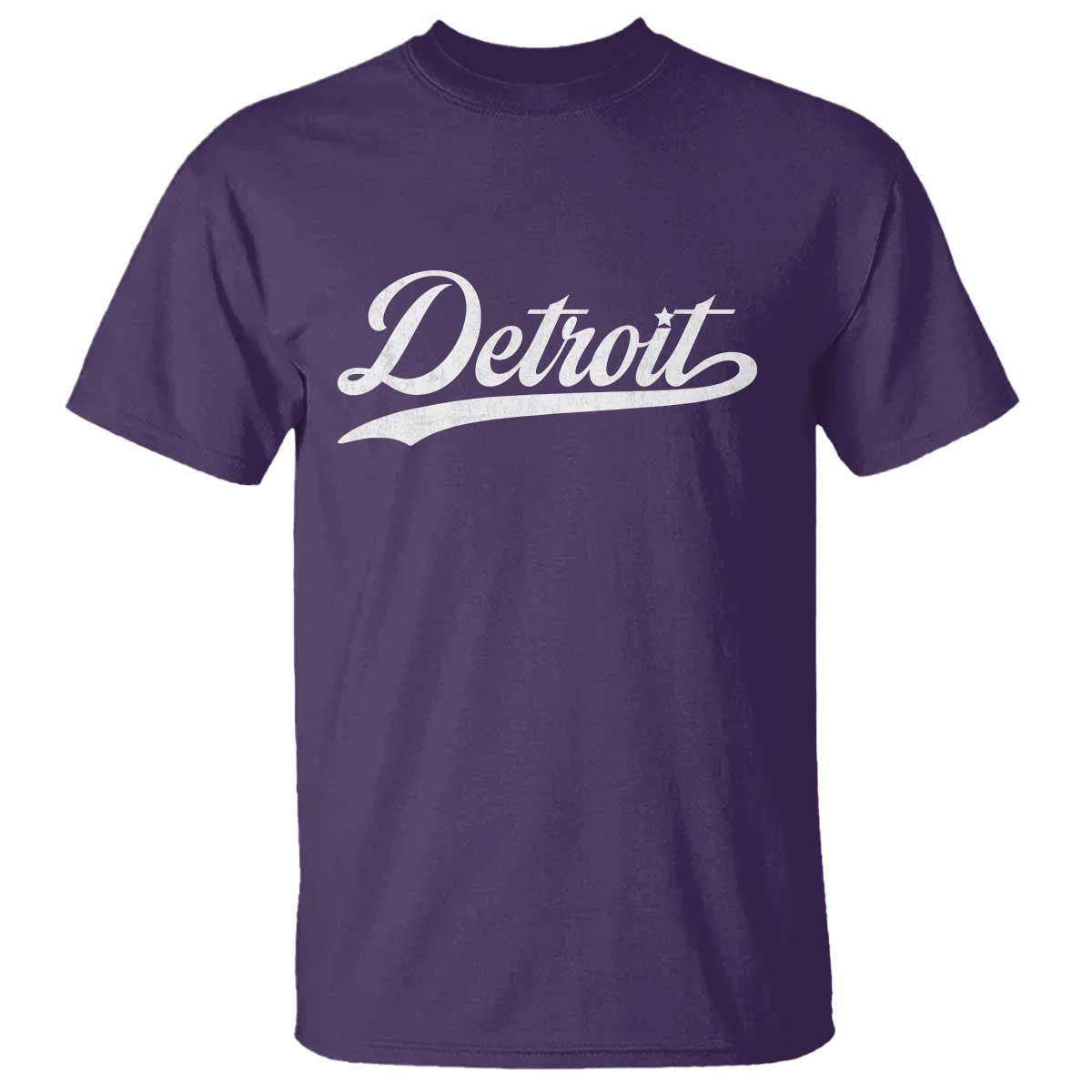 Retro Script DFL T Shirt Vintage Sports Team Name LF TS10 Purple Print Your Wear