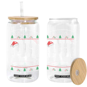 Where's My Ho At Matching Ugly Christmas Glass Can Ho Funny Couples TS10 Print Your Wear