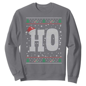 Where's My Ho At Matching Ugly Christmas Sweatshirt Ho Funny Couples TS10 Charcoal Print Your Wear
