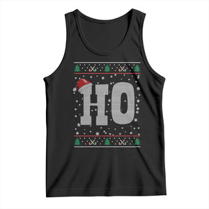 Where's My Ho At Matching Ugly Christmas Tank Top Ho Funny Couples TS10 Black Print Your Wear