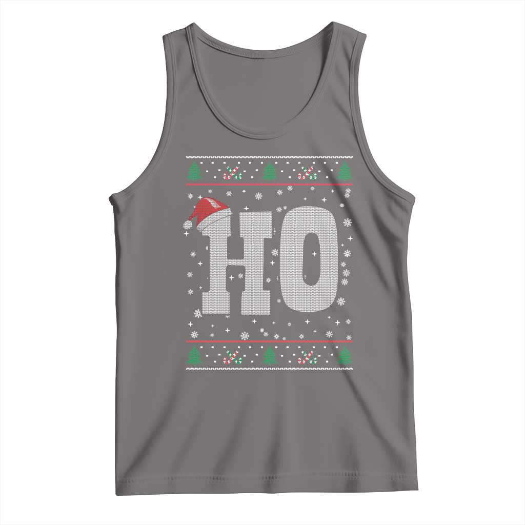 Where's My Ho At Matching Ugly Christmas Tank Top Ho Funny Couples TS10 Deep Heather Print Your Wear