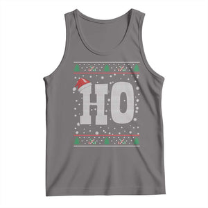 Where's My Ho At Matching Ugly Christmas Tank Top Ho Funny Couples TS10 Deep Heather Print Your Wear