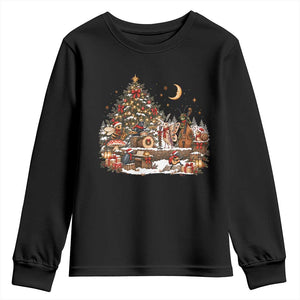 Vintage Christmas Insect Orchestra Youth Sweatshirt Musician Bug 90s Insect Lovers
