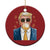 Trump Bitcoin Christmas Ornament 2024 President Funny Golden Trump Bubble Gum TS10 Print Your Wear