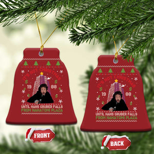 Xmas Nakatomi Plaza Christmas Ornament Hans Gruber Xmas Party 2024 Ugly Gift TS10 Bell Flake Red Print Your Wear