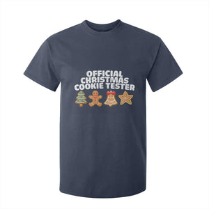 Official Christmas Cookie Tester T Shirt For Kid Taster Baking Crew Sibling Matching TS10 Navy Print Your Wear