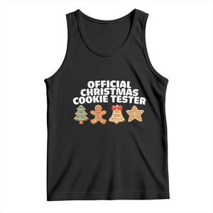 Official Christmas Cookie Tester Tank Top Taster Baking Crew Sibling Matching TS10 Black Print Your Wear