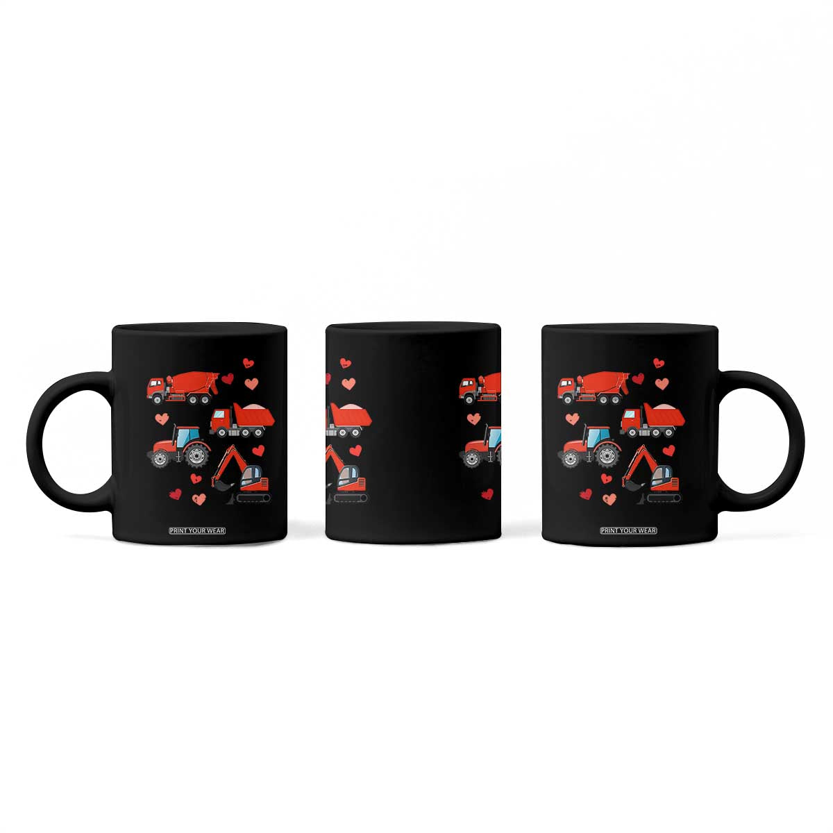 Excavator Construction Coffee Mug Car Tractor Truck Lovers TS10 Print Your Wear