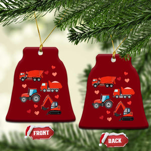 Excavator Construction Ceramic Ornament Car Tractor Truck Lovers TS10 Print Your Wear