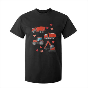 Excavator Construction T Shirt For Kid Car Tractor Truck Lovers TS10 Black Print Your Wear