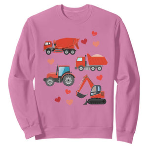 Excavator Construction Sweatshirt Car Tractor Truck Lovers TS10 Azalea Print Your Wear