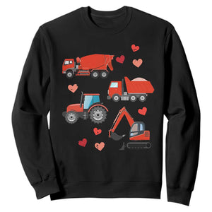 Excavator Construction Sweatshirt Car Tractor Truck Lovers TS10 Black Print Your Wear