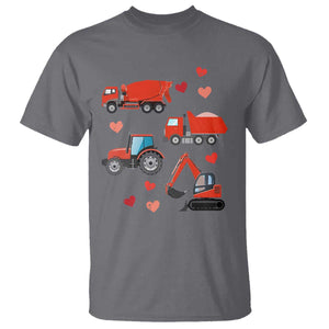 Excavator Construction T Shirt Car Tractor Truck Lovers TS10 Charcoal Print Your Wear