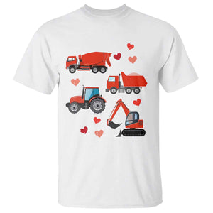Excavator Construction T Shirt Car Tractor Truck Lovers TS10 White Print Your Wear