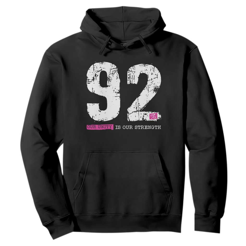 The 92% Black Women Power Hoodie Black History Month TS10 Black Print Your Wear