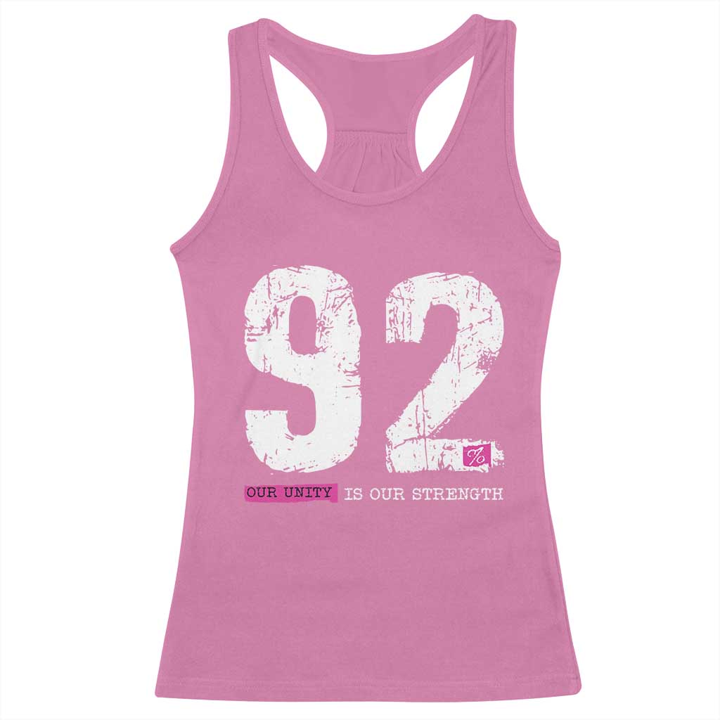The 92% Black Women Power Racerback Tank Top Black History Month TS10 Azalea Print Your Wear