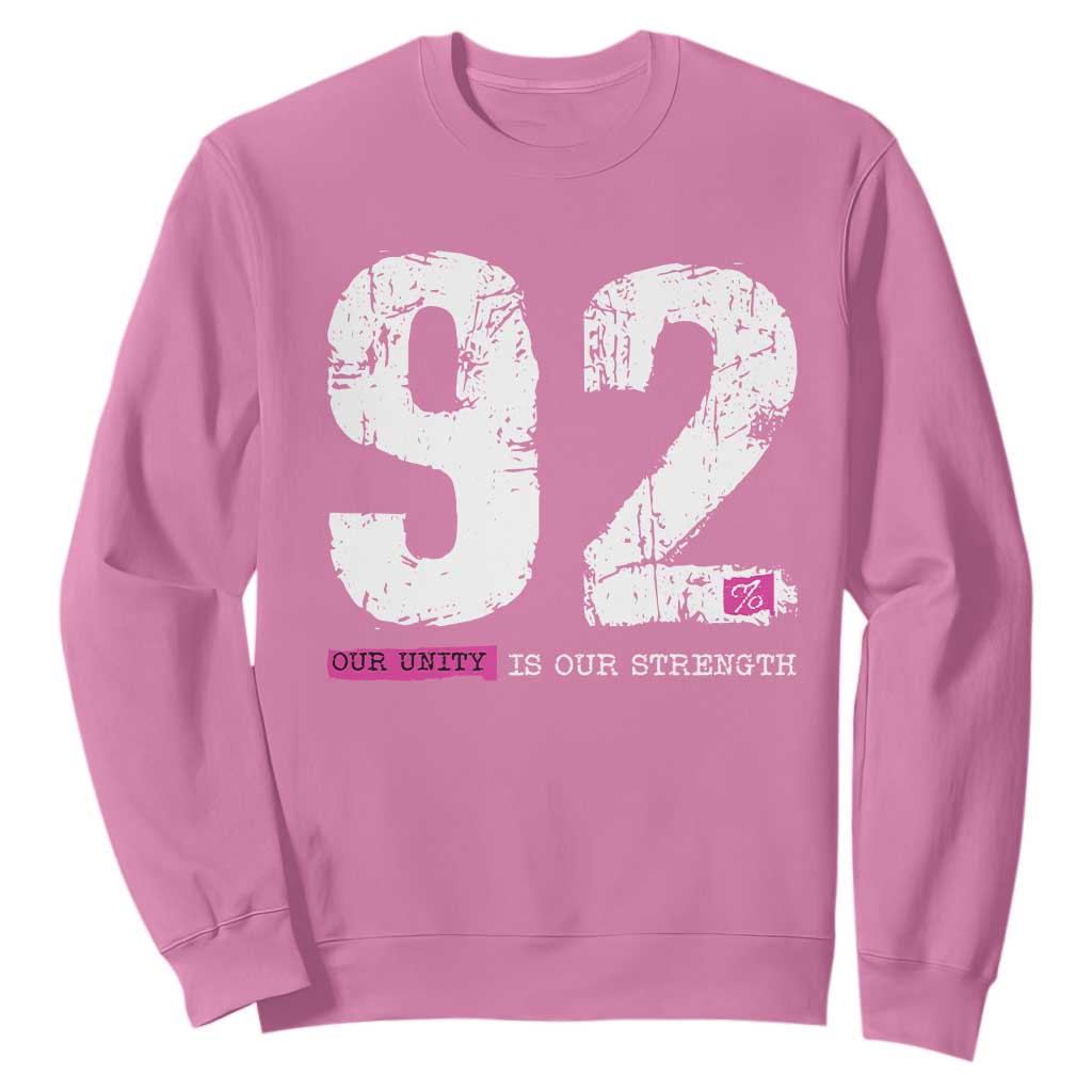 The 92% Black Women Power Sweatshirt Black History Month TS10 Azalea Print Your Wear