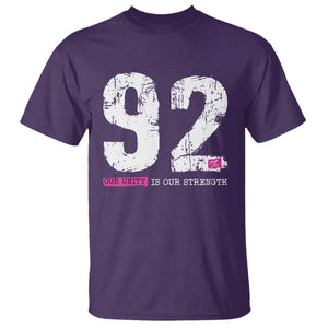 The 92% Black Women Power T Shirt Black History Month TS10 Purple Print Your Wear