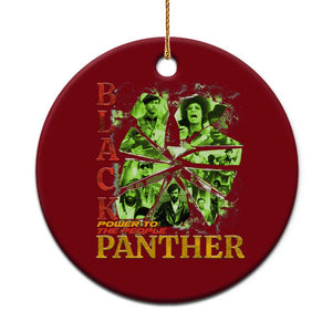 Vintage Black Panther Party Ceramic Ornament Newton Seale Shakur Black History Month Juneteenth TS10 1pc Red Print Your Wear