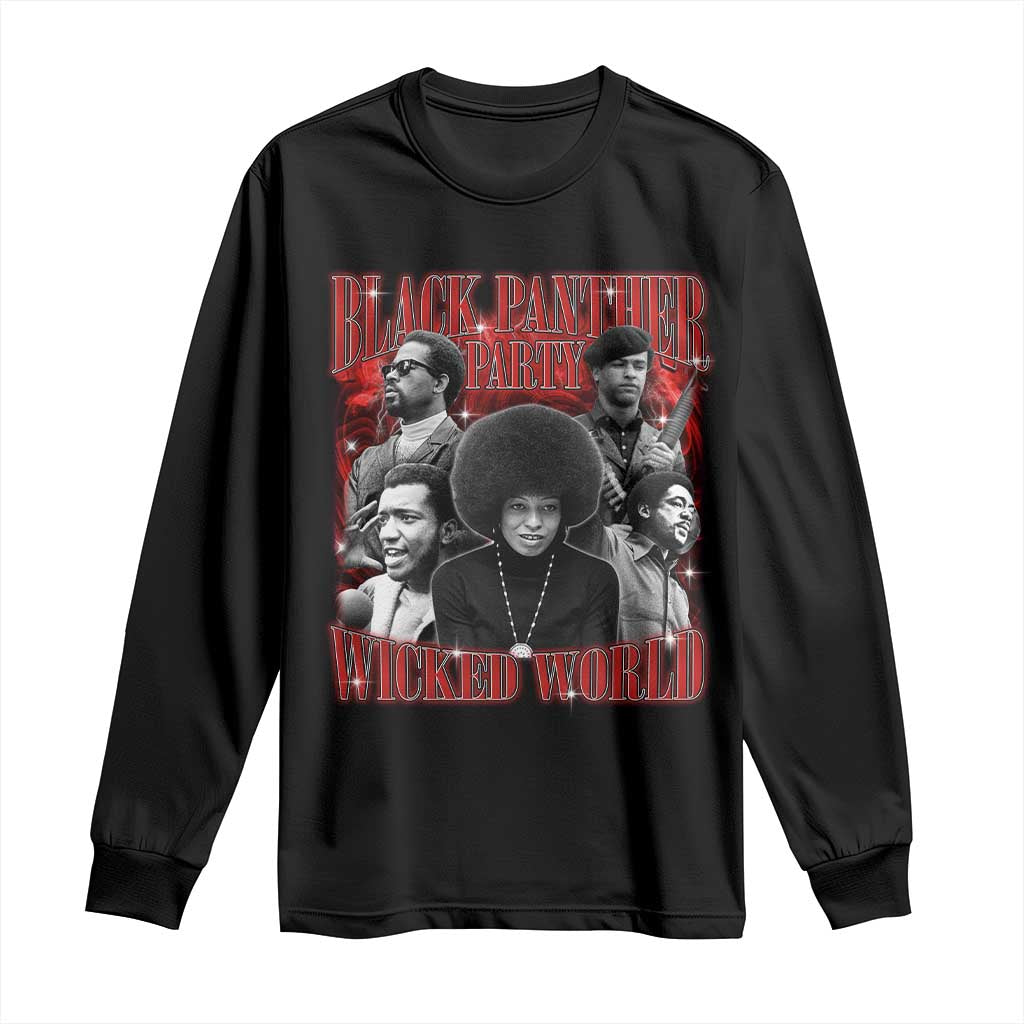 Black Panther Party Long Sleeve Shirt Black History Month TS10 Black Print Your Wear