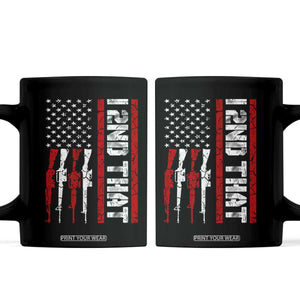 Vintage USA Flag 2nd Amendment Coffee Mug Pro Gun Lovers TS10 Black Print Your Wear