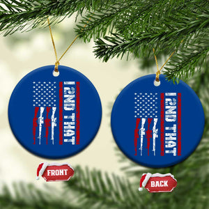 Vintage USA Flag 2nd Amendment Ceramic Ornament Pro Gun Lovers TS10 1pc Blue Print Your Wear