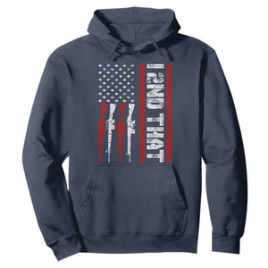 Vintage USA Flag 2nd Amendment Hoodie Pro Gun Lovers TS10 Navy Print Your Wear