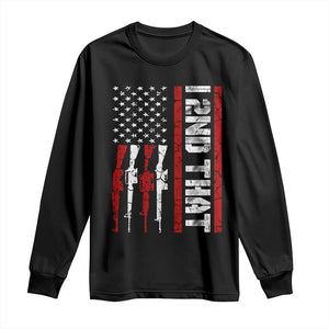 Vintage USA Flag 2nd Amendment Long Sleeve Shirt Pro Gun Lovers TS10 Black Print Your Wear