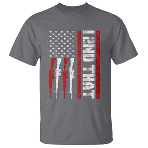 Vintage USA Flag 2nd Amendment T Shirt Pro Gun Lovers TS10 Charcoal Print Your Wear