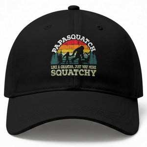 Grandpa Bigfoot Baseball Cap Retro Sasquatch Funny TS10 Print Your Wear