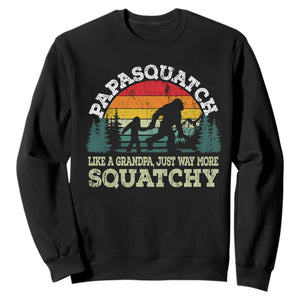 Grandpa Bigfoot Sweatshirt Retro Sasquatch Funny TS10 Black Print Your Wear