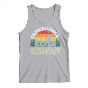 Grandpa Bigfoot Tank Top Retro Sasquatch Funny TS10 Athletic Heather Print Your Wear