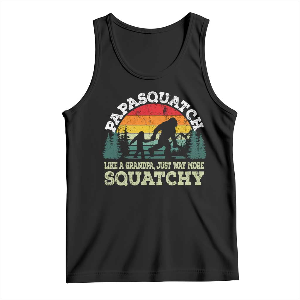 Grandpa Bigfoot Tank Top Retro Sasquatch Funny TS10 Black Print Your Wear
